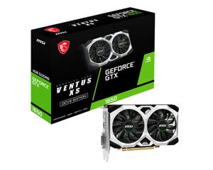 MSI Nvidia GeForce GTX1650 Videokaart D6 Ventus XS OCV3 4 GB GDDR6-SDRAM PCIe x16 DVI, HDMI, DisplayPort Vulkan, Overclocked, NVIDIA G-Sync