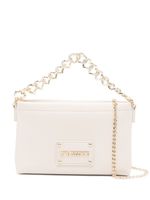 Love Moschino logo-plaque crossbody bag - Tons neutres