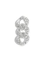 SHAY puce d'oreille en or blanc 18 ct serties de diamants - Argent