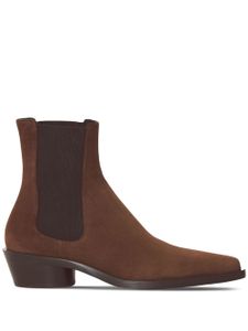 Proenza Schouler Bronco leather Chelsea Boots - Marron