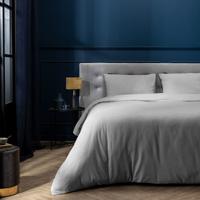 Presence Dekbedovertek Flanel - Simplicity  Grijs Lits-jumeaux (240 x 220 cm + 2 kussenslopen) Dekbedovertrek