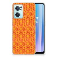 OnePlus Nord CE 2 5G TPU bumper Batik Oranje - thumbnail