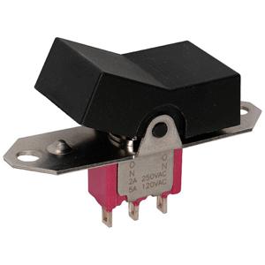 C & K Switches 7215J10Z3QE2 Wipschakelaar 120 V/AC, 28 V/DC 5.00 A 3x (aan)/uit/(aan) 1 stuk(s) Bulk