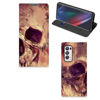 Mobiel BookCase OPPO Find X3 Neo Skullhead - thumbnail