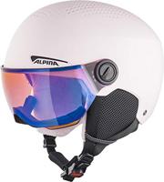 ALPINA Unisex - Kinderen, ZUPO VISOR Q-LITE Skihelm, rose matt, 51-55 cm