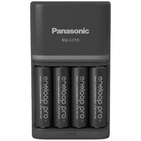 Panasonic Smart & Quick BQ-CC55 +4x eneloop Pro AA Accupacklader NiMH AAA (potlood), AA (penlite) - thumbnail