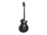 DIMAVERY LP-530 E-Guitar, black/gold - thumbnail