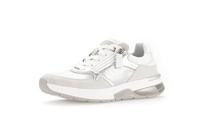 Gabor Lage sneakers voor dames, Zilver Wit Wit 51, 38 EU