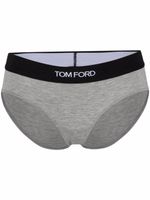 TOM FORD culotte à logo - Gris