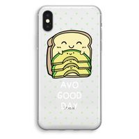 Avo Good Day: iPhone XS Transparant Hoesje - thumbnail