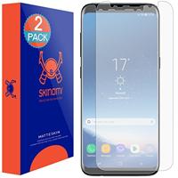 Galaxy S8 Plus Screen Protector (S8+)(2-Pack, Edge to Edge), Skinomi® MatteSkin Full Coverage Screen Protector voor Galaxy S8 Plus Anti-Glare en Bubble-Free Shield