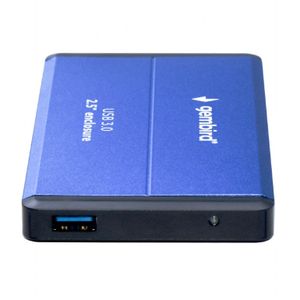 Gembird EE2-U3S-2-B behuizing voor opslagstations HDD-behuizing Blauw 2.5"