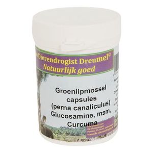 Dierendrogist Groenlipmossel met glucosamine / msm / curcuma