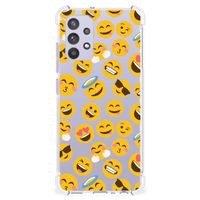 Samsung Galaxy A32 4G | A32 5G Enterprise Editie Doorzichtige Silicone Hoesje Emoji - thumbnail