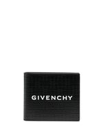 Givenchy portefeuille en cuir à logo embossé - Noir - thumbnail