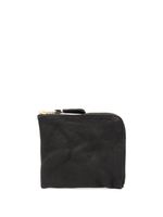 Comme Des Garçons Wallet portefeuille en cuir à fermeture zippée - Noir