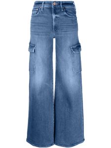 MOTHER The Undercover Cargo Sneak wide-leg jeans - Bleu