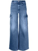 MOTHER The Undercover Cargo Sneak wide-leg jeans - Bleu - thumbnail