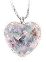 Vlinder Dol zijn op Tijd Edelsteen Halsketting