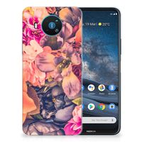 Nokia 8.3 TPU Case Bosje Bloemen - thumbnail