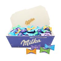 Milka Moments - mix in houten Milka kistje - 1000g - thumbnail