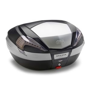 GIVI V56 Maxia 4 Monokey topkoffer, Topkoffers en zijkoffers voor de moto, fumé reflectoren, aluminium afwerking