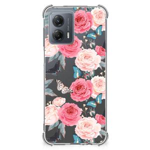 Motorola Moto G53 Case Butterfly Roses