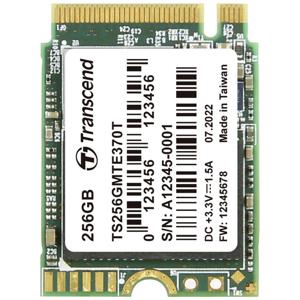 Transcend MTE370T 256 GB NVMe/PCIe M.2 SSD 2230 harde schijf PCIe NVMe 3.0 x4 Industrial TS256GMTE370T