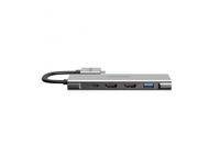 Sitecom CN-411 laptop dock & poortreplicator Bedraad USB 3.2 Gen 1 (3.1 Gen 1) Type-C Zilver - thumbnail