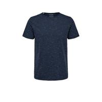 SELECTED HOMME gestreept T-shirt SLHMORGAN met biologisch katoen donkerblauw