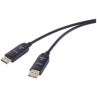 Renkforce RF-6117770 DisplayPort-kabel Glasvezel / DisplayPort Aansluitkabel DisplayPort-stekker, DisplayPort-stekker 20.00 m Zwart 8K UHD - thumbnail