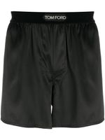 TOM FORD boxer à détail de logo - Noir