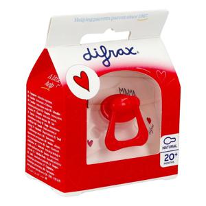 Difrax Fopspeen Natural 20+ M I Love Assorti