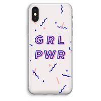 GRL PWR: iPhone XS Max Transparant Hoesje