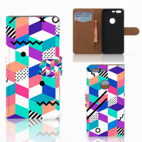 Google Pixel Bookcase Blokken Kleurrijk