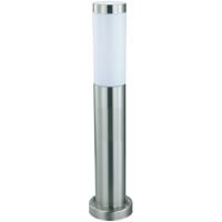 LED Tuinverlichting - Staande Buitenlamp - Laurea 4 - E27 Fitting - Rond - RVS - Philips - CorePro LEDbulb 827 A60 - 5.5W - Warm Wit 2700K