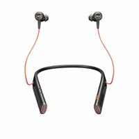 POLY Voyager 6200 UC Headset Draadloos In-ear, Neckband Kantoor/callcenter Bluetooth Zwart