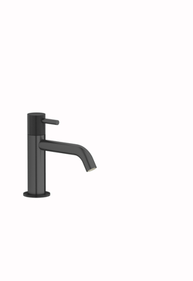 Plieger Roma toiletkraan met vaste uitloop, geborsteld zwart chroom Plieger Roma toiletkraan met vaste uitloop, geborsteld zwart chroom