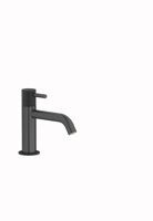 Plieger Roma toiletkraan met vaste uitloop, geborsteld zwart chroom