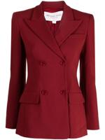 Michael Kors Collection Blazer met dubbele rij knopen - Rood
