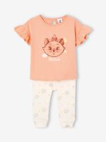 Babyset met T-shirt + legging Disney® Marie De Aristokatten abrikoos - thumbnail