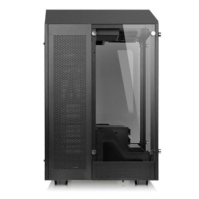 Thermaltake The Tower 900 Full Tower PC-behuizing Zwart 2 voorgeïnstalleerde LED-ventilators, LCS-compatibel, Zijvenster, Harde schijf installatie zonder