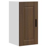 vidaXL Keukenwandkast Porto bewerkt hout bruin eikenkleur, keuken wandmeubel, kast voor keukenwand, wandkast met deur, gemonteerde wandkast