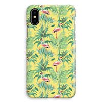 Flamingo party: iPhone XS Max Volledig Geprint Hoesje