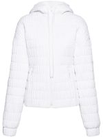 Ferragamo veste bomber matelassée à capuche - Blanc - thumbnail