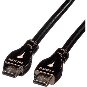 ROLINE HDMI Ultra HD Kabel met Ethernet, M/M, zwart, 15 m