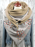 Haan Paardebloem Grafisch Sjaal