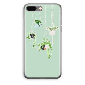 Hang In There: iPhone 8 Plus Transparant Hoesje