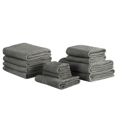 Beliani Atai Handdoek Set Van 11 Katoen 70 X 140 Cm