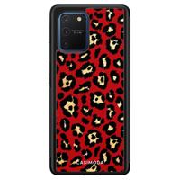 Samsung Galaxy S10 Lite hoesje - Luipaard rood